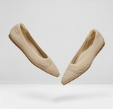 Beige mit Löchern
