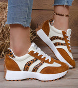 Beige Leopardenmuster