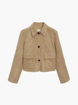 Beige Suede