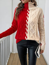Rot und Beige