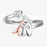 Rosa und Silber